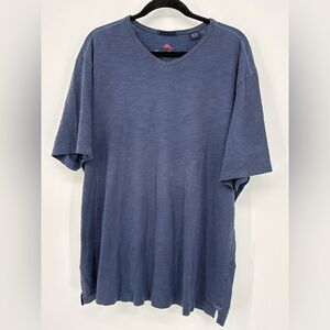 Tommy Bahama T-Shirt Navy V Neck Mens 2XL